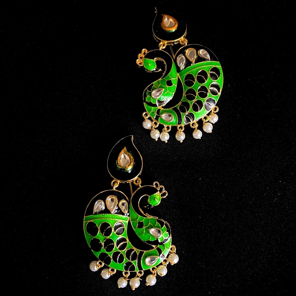Peacock Earrings